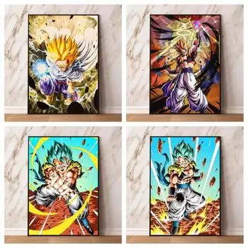Художественные работы на холсте, живопись, японское аниме, Dragon Ball, Гохан, эстамп, современная гостиная, подарок, эстетика 21cm30cm NoFrame
