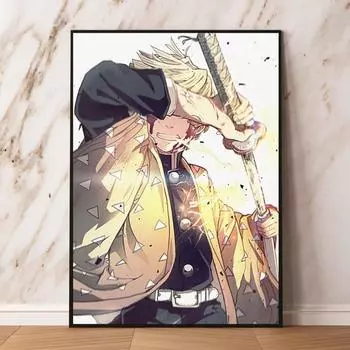 Художественные работы на холсте, живопись, убийца демонов, ренгу, новый подарок другу Julou, висит комическая картина 21cm30cm NoFrame