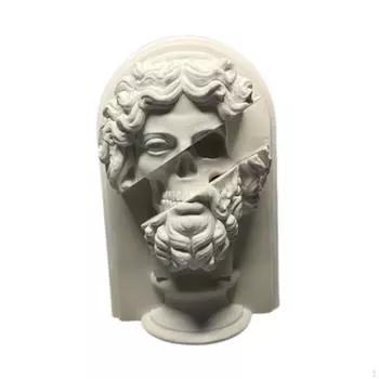 Художественный эскиз статуи, греческая гипсовая статуя для домашнего декора, современная фигура 2Pcs