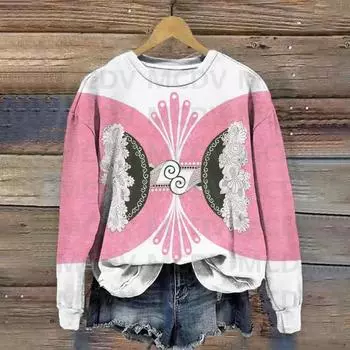 Художественный дизайн Буква F Принт Толстовка 3D Печатный Женский Повседневный Пуловер S