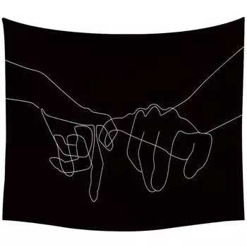 Художественный гобелен, гобелен для спальни, гостиной, фон, тканевое украшение, картина, висячая ткань для комнаты, настенный гобелен, 95*73