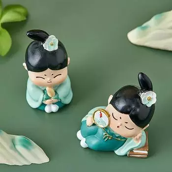 Художественный китайский династия Тан Нянгнян автомобильный орнамент миниатюрное украшение домашний офис компьютерный стол декор прививки подарок на день рождения