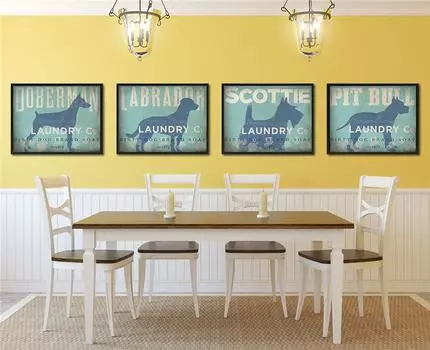 Художественный плакат, настенный спасательный плакат с изображением собак, плакат с изображением животных, винтажный Настенный декор, украшение для гостиной, декор для детской комнаты, мопс, домашние животные 21cm30cm NoFrame