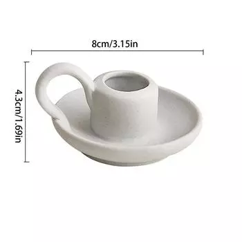 Художественный подсвечник в скандинавском стиле, керамический подсвечник, украшение для дома, подсвечник, декоративные свечи для дома, свадебный центральный подарок