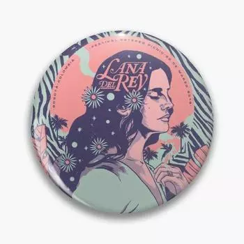 Художественный постер «Лана», настраиваемая мягкая пуговица, забавная одежда, милый модный мультяшный металлический шлем, женская брошь, значок, креативный декор