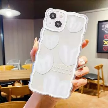 Художественный волнистый синий цветок клубника, милый силиконовый мягкий чехол для iPhone 11, чехол для iPhone x xr xs 12 13 pro max mini 7 8 plus For iphone 12Pro Max