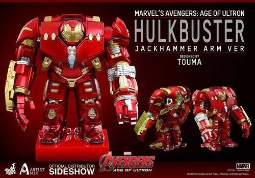 Художник MIX Ultron TOUMA x Hulkbuster arm Высота 14 см Пластиковая окрашенная готовая фигурка Мстители/Эпоха (Версия с отбойным молотком) ок.