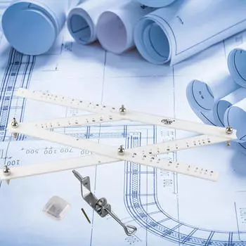 Художники Пантограф из плексигласа 34 см Линейка для рисования карт Планы