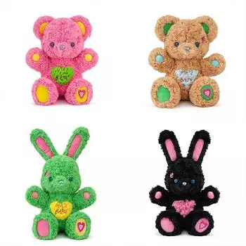 Hug Baby Bubblegum Series Подушка для дивана с медведем Мягкая игрушка Розовый кролик Кукла Спящая кукла 30cm