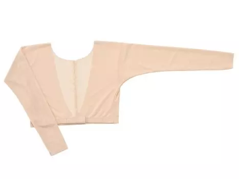 Hug Hula Arm Shape Inner Bolero Type Light Beige LL Size Upper Arm Shaper Hula Dance Belly Dance Cosplay Costume [huggeHULA]