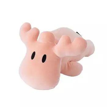 Hug Toy S Pink Elk Chewy Fluffy Pastel Color Hug Stuffed [moz] [Cute Toy] розовый