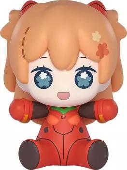 Huggy Good Smile Реконструкция Evangelion Asuka Shikinami Langley Plug Suit Пластиковая окрашенная фигурка Ver.