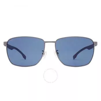 Hugo Boss Blue Rectangular Men s Sunglasses BOSS 1469 F SK 0R81 KU 62