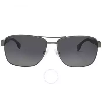 Hugo Boss Grey Rectangular Men s Sunglasses BOSS 1559 O S 0R80 WJ 60