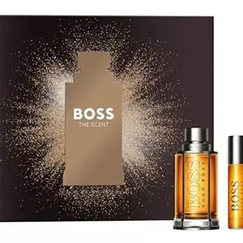 HUGO BOSS Набор The Scent for Him: Туалетная вода + Гель для душа + Туалетная вода в дорожном формате 100 мл + 100 мл + 10 мл