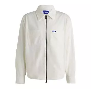 HUGO Eblo 10261703 BLUE рубашка с длинным рукавом XL
