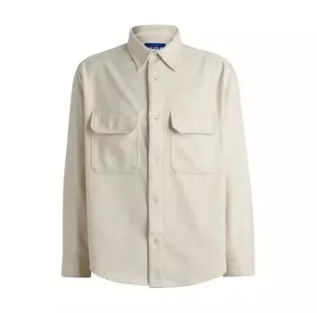 HUGO Ebolt 10263748 рубашка с длинным рукавом XS