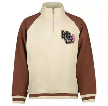 HUGO Nakimero 10249110 BLUE half zip свитшот M