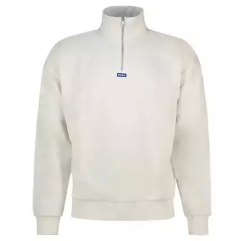 HUGO Neeler 10249110 BLUE half zip свитшот S