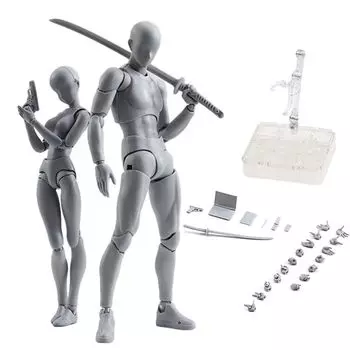 Huijokf Рисунок Модель Рисунок Кукла Тело Мультфильм Модель Кукла Женский Рисунок Манекен Фигура Модель Рисунок Модель Кукла Опора с Подставкой Тип Куклы