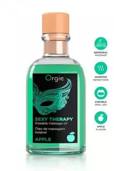 Huile de massage embrassable Sexy Therapy Pomme TU прозрачный