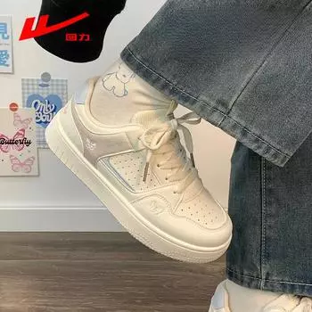 Huili Casual Board Shoes Женская бабочка Универсальная женская обувь 35 синий