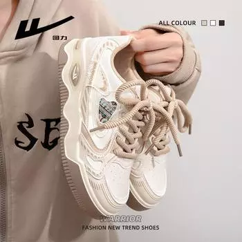 Huili Little White Shoes Женская универсальная повседневная обувь на платформе Спортивная обувь для сноуборда 35 белый