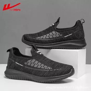 Huili осень новые женские сетчатые туфли 2025 комплекты обуви пара обуви дышащие стационарный и строительный магазин взрыв 0603 35