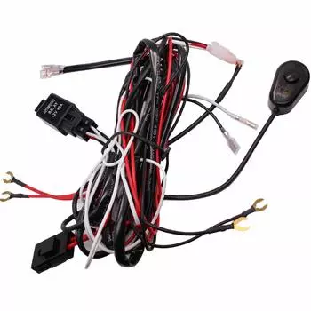 HUIQIAODS Relay Harness with General Purpose Switch Fog Lamp Relay 40A LED Mounting