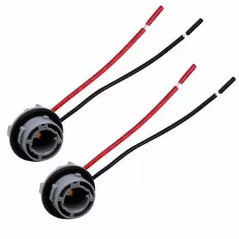 HUIQIAODS S25 Single Turn Signal Headlight Tail Lamp Socket 1156 (BA15S) Waterproof (1156 (BA15S) Waterproof Socket 1156 (BA15S) Waterproof Socket