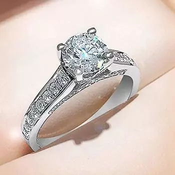 Huitan модное женское кольцо с цирконием ААА, изысканные аксессуары для свадьбы и помолвки, универсальный дизайн ювелирных изделий 10