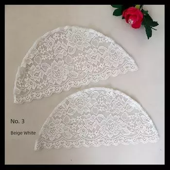 Huixintang Накладной рукав, закрывающий большую руку, закрывающий плечо, рукав для полной руки, артефакт для полной руки, кружевной полуфабрикат, рукав Beige White