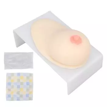 Модель женской груди из мягкого силикона для обучения лактации и тренировки кормлению грудью, большая