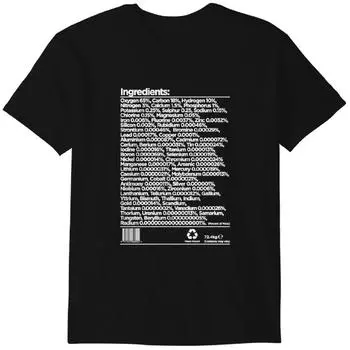 Human Ingredients Science Funny T-shirt Classic T-shirt XL