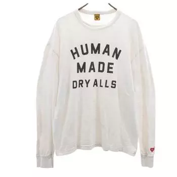 HUMAN MADE made in Japan Long sleeve T-shirt 2XL Ivory Ron T Men s Used