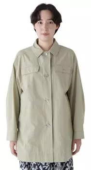 Human Woman Coach Jacket Flap M (Chest Pocket) / Women s / 077-5155300 180_Khaki