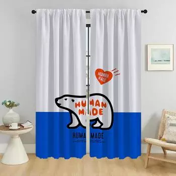 Humanes Made Кухонные Шторы для Гостиной Шторы Тюль для Спальни Домашний Интерьер Шторы 2 Части Раздел Элегантный W50xH70cmx2pcs-CL