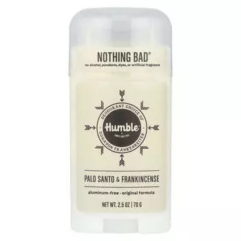 Humble Brands, Дезодорант без алюминия, Пало Санто и Ладан, 2,5 унции (70 г)
