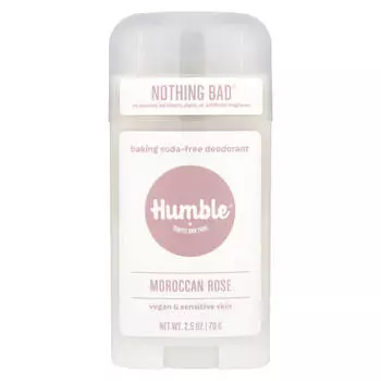 Humble Brands, Дезодорант без пищевой соды, марокканская роза, 2,5 унции (70 г)