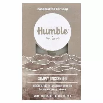 Humble Brands, Кусковое мыло ручной работы, без запаха, 4 унции (113 г)