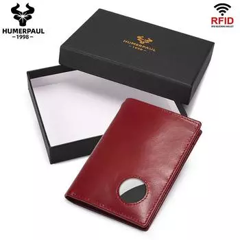Humerpaul Женский кошелек Многофункциональный держатель для карт Rfid красный