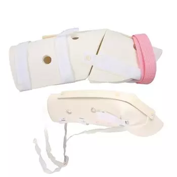 Шина для плечевой кости с крючками и петлями, регулируемая, противоскользящая, утолщенная, поддерживающая скоба при переломе плечевой кости Left