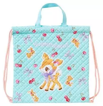 Стеганая сумка на шнурке Humming Mint (вишня)