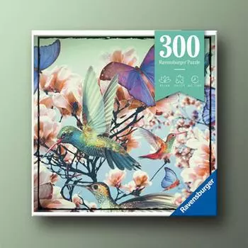 Пазл «Колибри и бабочка» из 300 деталей Ravensburger, популярная корейская настольная игра