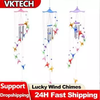 Колибри, приносящие удачу, подвесные колокольчики на стену, подвески ручной работы, украшения для творчества, подарки на день рождения, украшения для двора