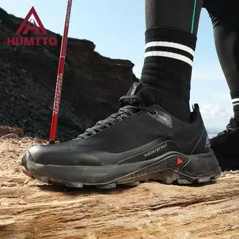 HUMTTO дышащая походная обувь, Нескользящие уличные кроссовки для бега по пересеченной местности, обувь для мужчин, спортивные треккинговые ботинки, мужские