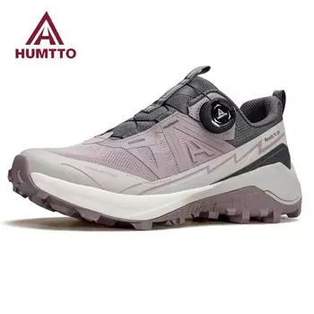 HUMTTO Hiking Women Shoes Summer Women s Sports Shoes Anti-slip Outdoor Trail Luxury Designer Sneakers for Woman Treeking Boots 36 розовый/бежевый