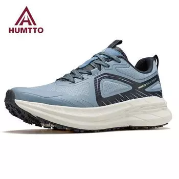HUMTTO Легкие кроссовки для бега с амортизацией, кроссовки для марафона, мужские дышащие кроссовки для спортзала, черные, роскошные, дизайнерские, мужские, спортивная обувь 39 серый/чёрный