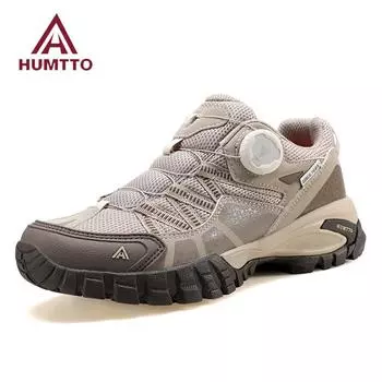 HUMTTO Нескользящие походные кроссовки Летняя Весна Треккинговая обувь для женщин на открытом воздухе Высококачественные дизайнерские женские кроссовки для ходьбы 36 серый