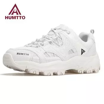 HUMTTO Противоскользящие кроссовки Женские легкие туфли на плоской подошве для женщин Роскошная дизайнерская повседневная женская обувь Дышащие кроссовки для бега 35 оливковое зеленый